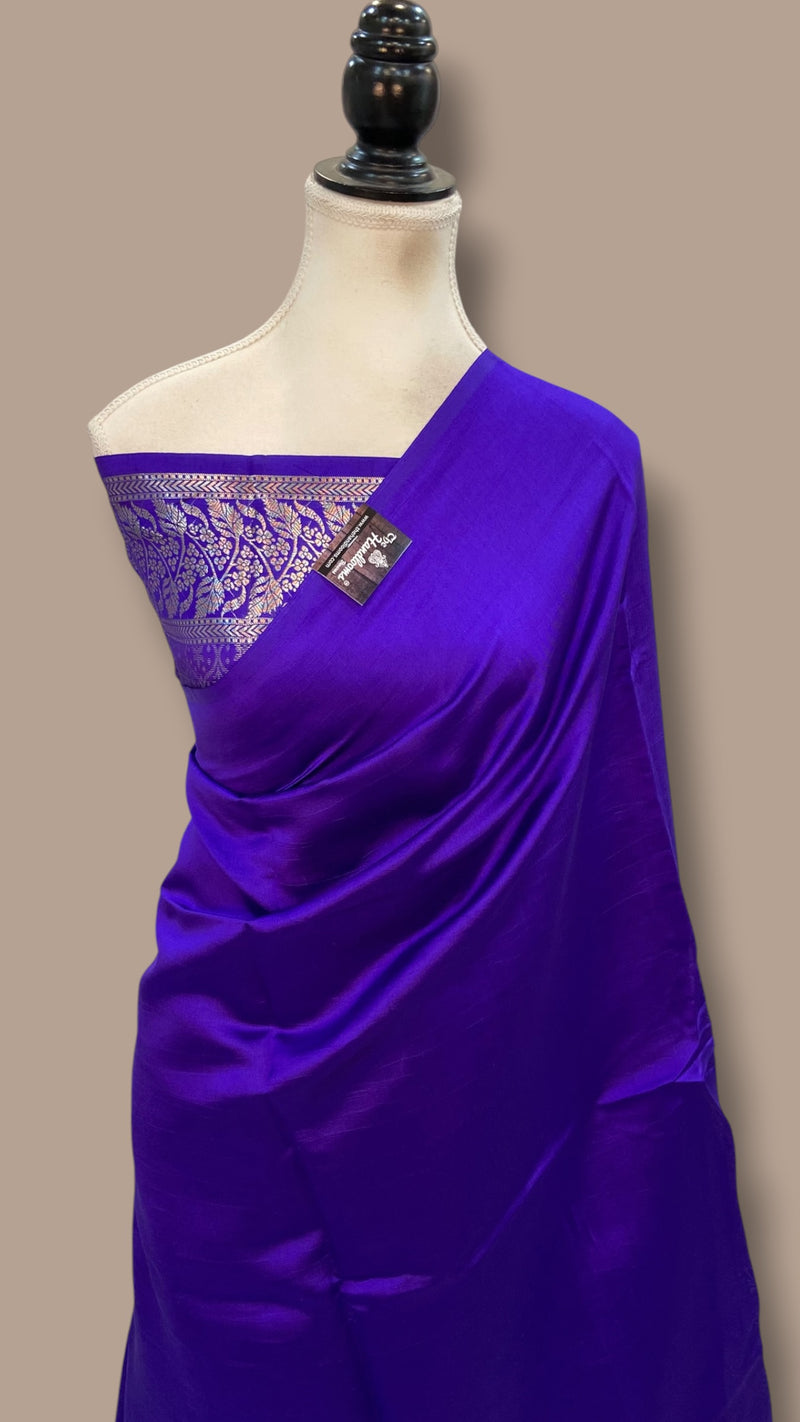 Pure Mango Silk Banarasi Handloom Saree - The Handlooms