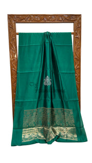 Pure Mango Silk Banarasi Handloom Saree - The Handlooms