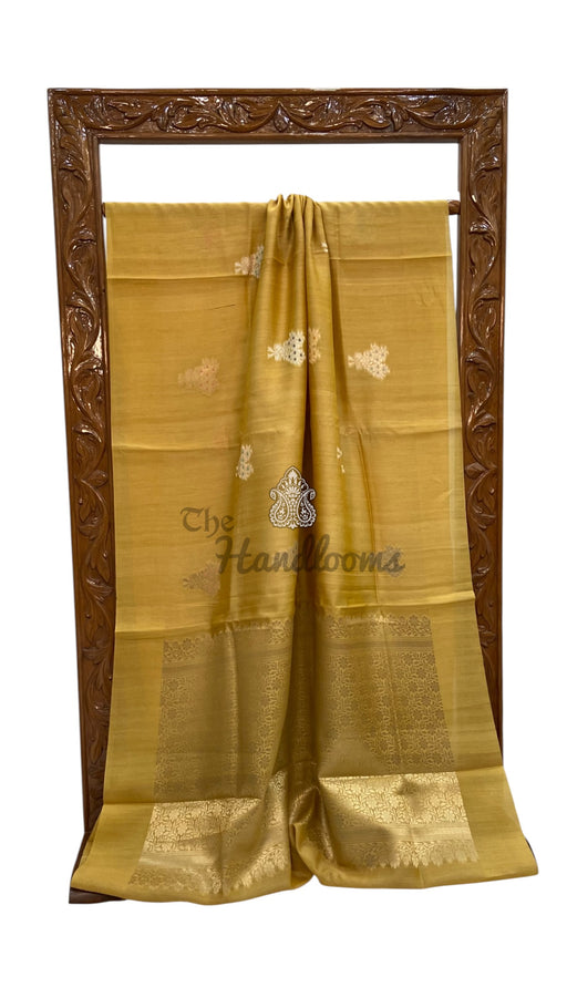 Pure Desi Tussar Silk Handloom Banarasi Saree - The Handlooms