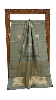 Pure Desi Tussar Silk Handloom Banarasi Saree - The Handlooms
