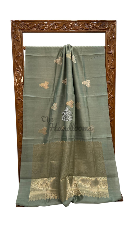 Pure Desi Tussar Silk Handloom Banarasi Saree - The Handlooms