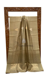 Pure Desi Tussar Silk Handloom Banarasi Saree - The Handlooms