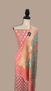 Khaddi Georgette Banarasi Dress material - The Handlooms