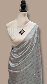 Regal Pure Katan Silk Banarasi Saree – Handwoven Tanchui Brocade - The Handlooms