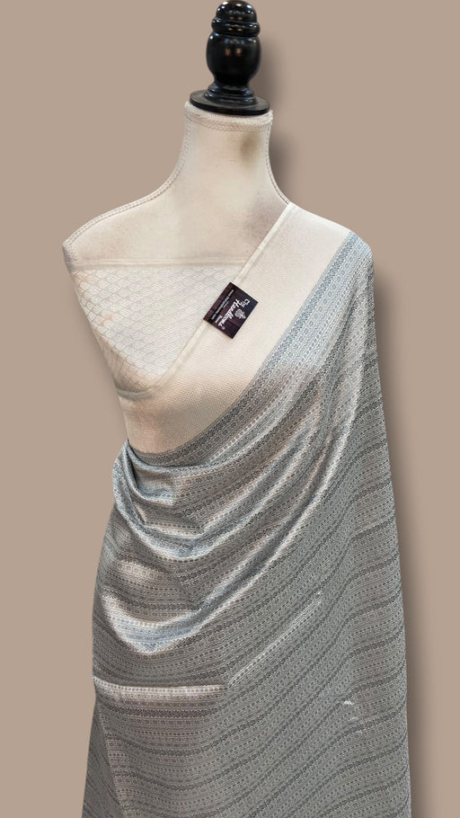 Regal Pure Katan Silk Banarasi Saree – Handwoven Tanchui Brocade - The Handlooms