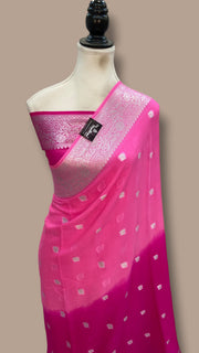 Pure Chiffon Khaddi Banarasi Saree - The Handlooms