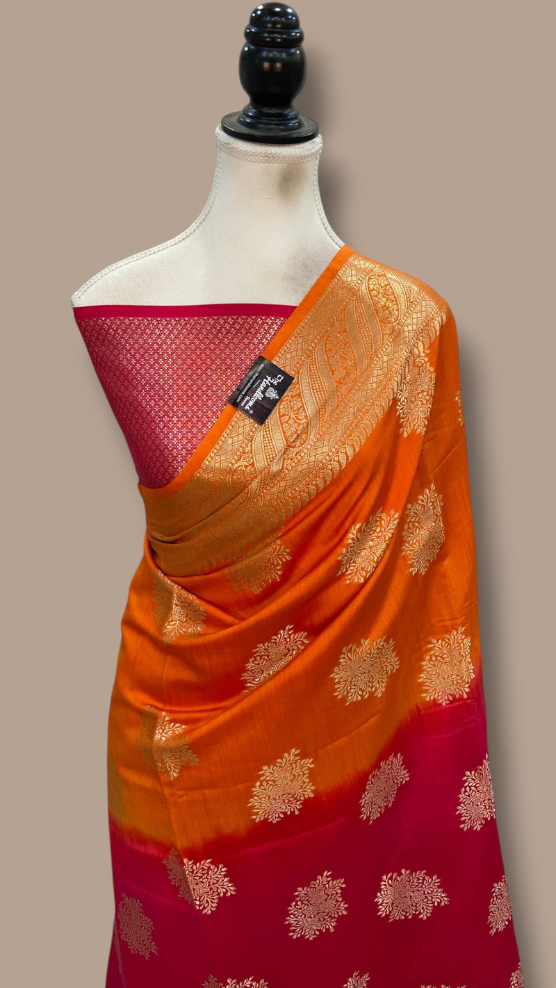 Pure Chiniya Silk Khaddi Handloom Banarasi Saree
