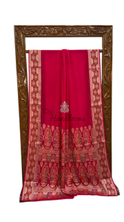 Pure Chiffon Khaddi Banarasi Saree - The Handlooms