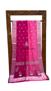Pure Chiffon Khaddi Banarasi Saree - The Handlooms
