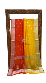Pure Chiffon Khaddi Banarasi Saree - The Handlooms