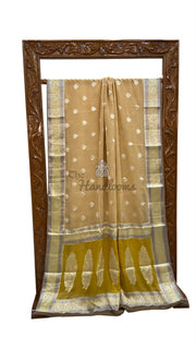 Pure Chiffon Khaddi Banarasi Saree - The Handlooms