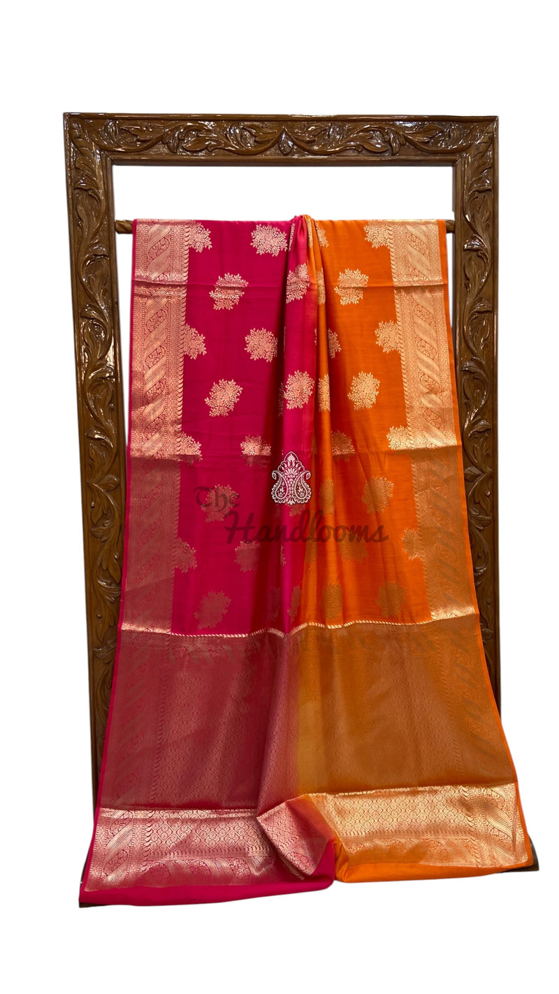 Pure Chiniya Silk Khaddi Handloom Banarasi Saree