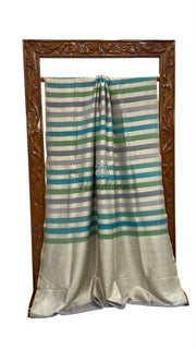 Moonga Georgette Handloom Banarasi Saree - The Handlooms