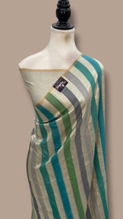 Moonga Georgette Handloom Banarasi Saree - The Handlooms