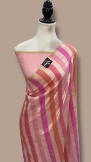Moonga Georgette Handloom Banarasi Saree - The Handlooms