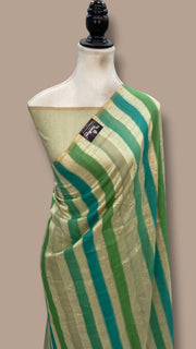 Moonga Georgette Handloom Banarasi Saree - The Handlooms