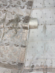 Pure Mango Silk Dress Material - The Handlooms