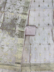 Pure Mango Silk Dress Material - The Handlooms