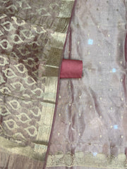 Pure Tissue Silk Handloom Dress Material - The Handlooms