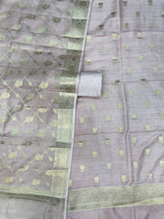 Pure Mango Silk Dress Material - The Handlooms