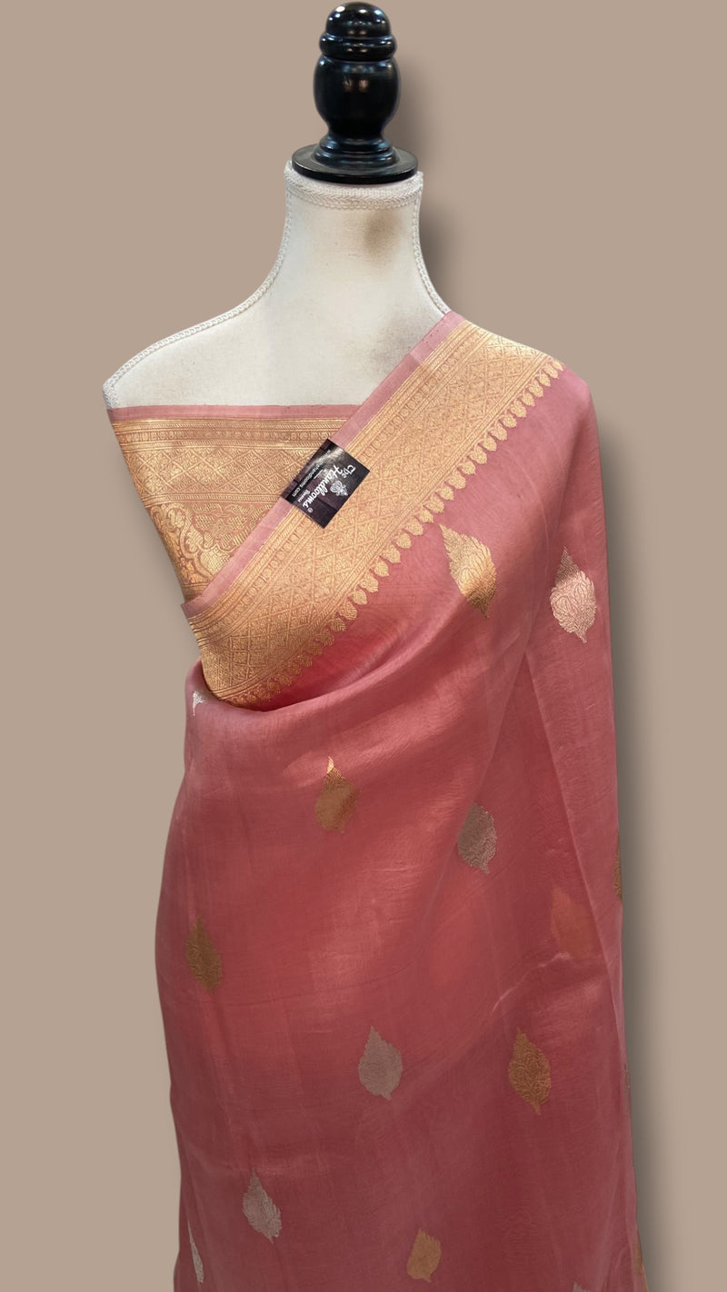 Pure Kora Handloom Banarasi Saree - The Handlooms