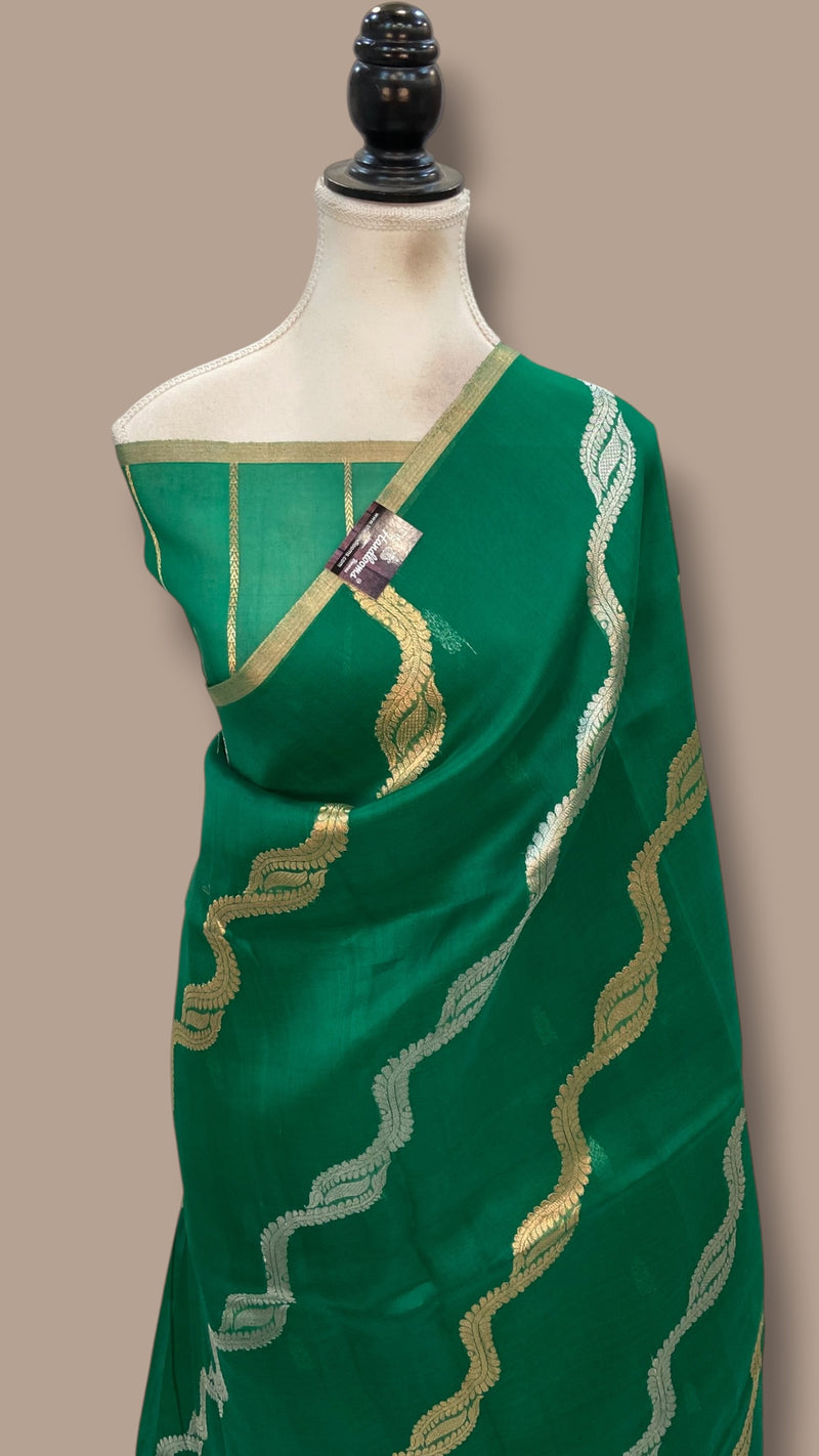 Pure Kora Handloom Banarasi Saree - The Handlooms