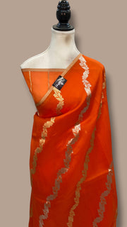 Pure Kora Handloom Banarasi Saree - The Handlooms