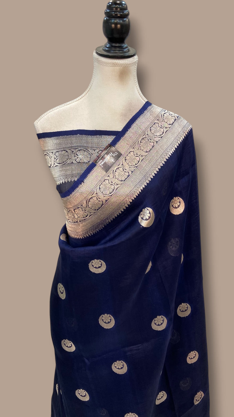 Pure Kora Silk Handloom Banarasi Saree - The Handlooms