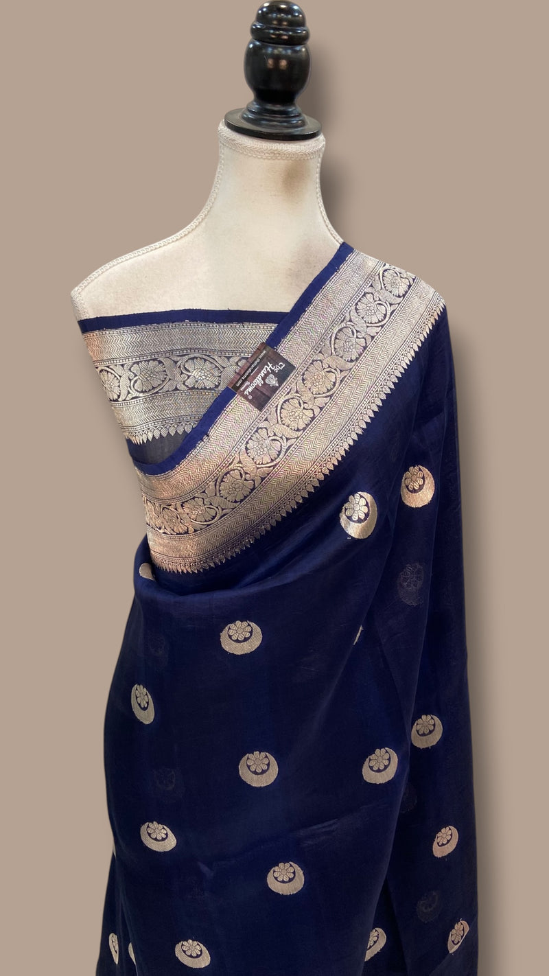 Pure Kora Silk Handloom Banarasi Saree - The Handlooms