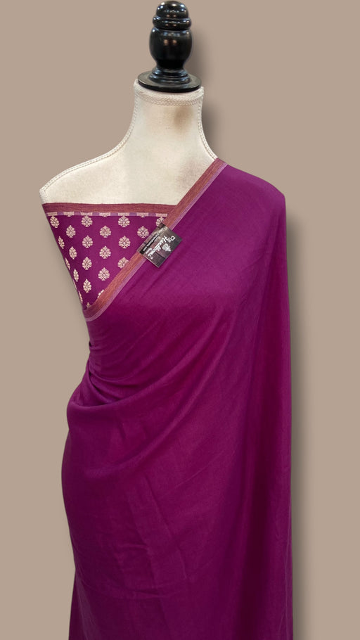 Moonga Georgette Handloom Banarasi Saree - The Handlooms