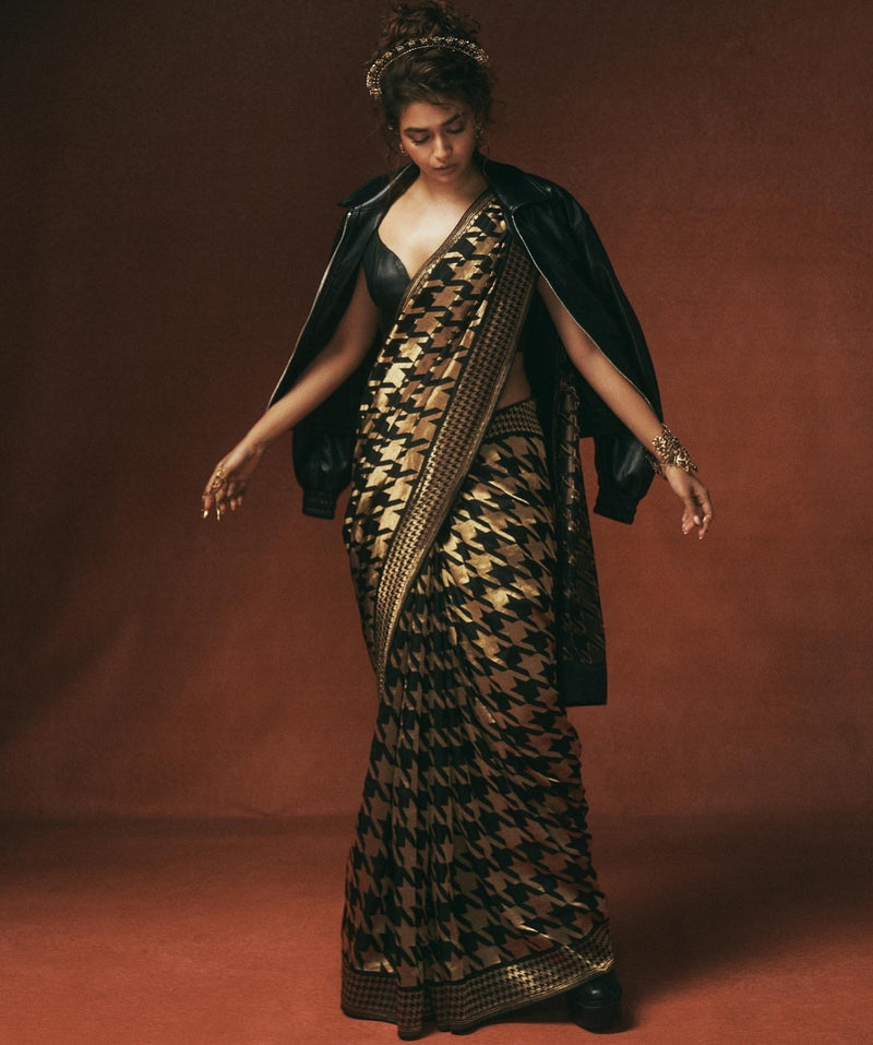 Keerthy Suresh Inspired Pure Katan Silk Banarasi Handloom Saree