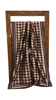 Pure Katan Silk Banarasi Handloom Saree - All Over Jaal Work - The Handlooms