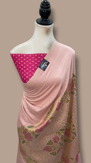 Pure Moonga Silk Handloom Banarasi Saree - The Handlooms