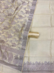 Pure Chiniya Silk Handlooms Banarasi Dress material - The Handlooms