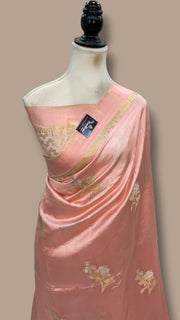 Pure Mango Silk Banarasi Handloom Saree - The Handlooms