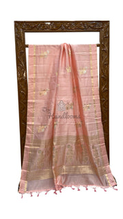 Pure Mango Silk Banarasi Handloom Saree - The Handlooms