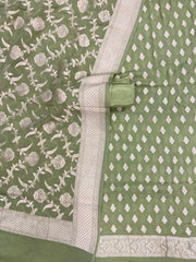 Khaddi Georgette Banarasi Dress material - The Handlooms