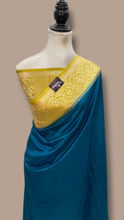 Pure Katan Silk Banarasi Handloom Saree - All Over Kadua Motifs - The Handlooms