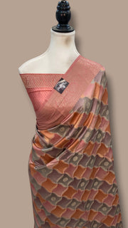 Pure Chiniya Silk Handloom Banarasi Saree - The Handlooms