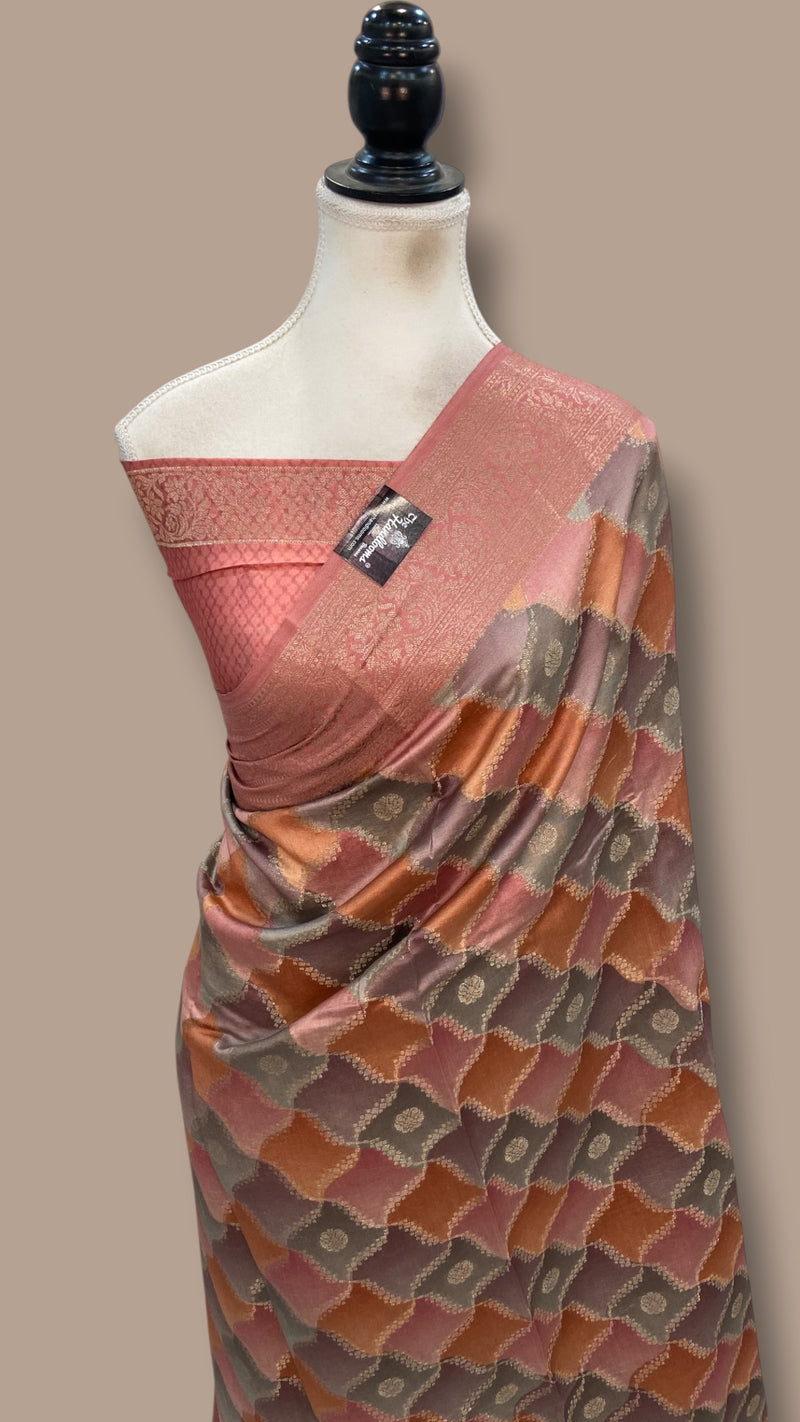 Pure Chiniya Silk Handloom Banarasi Saree - The Handlooms