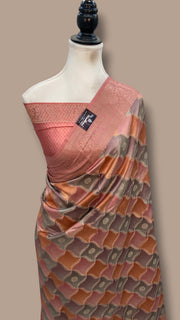 Pure Chiniya Silk Handloom Banarasi Saree - The Handlooms