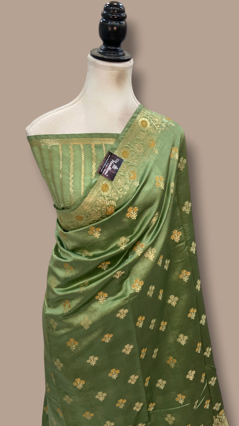 Pure Dupion Silk Banarasi Saree