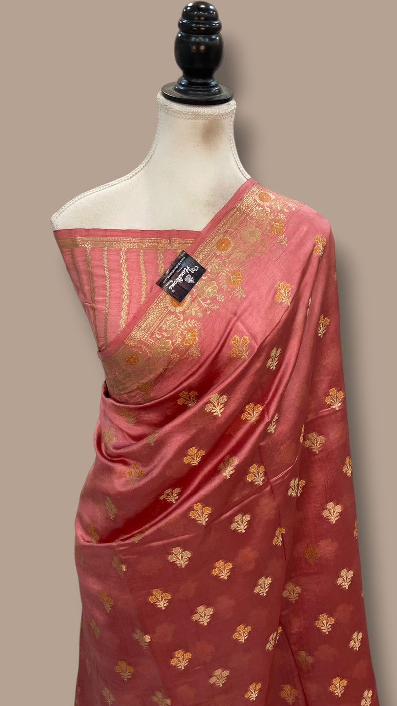 Pure Dupion Silk Banarasi Saree
