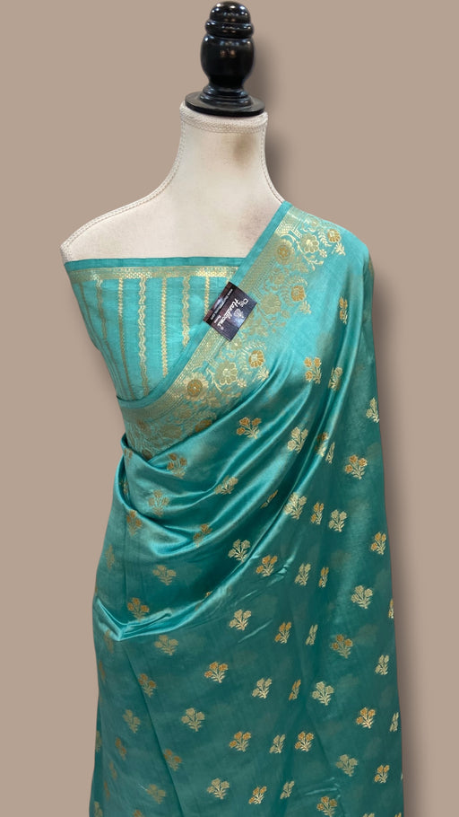 Pure Dupion Silk Banarasi Saree - The Handlooms