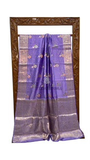 Pure Dupion Silk Banarasi Saree - The Handlooms