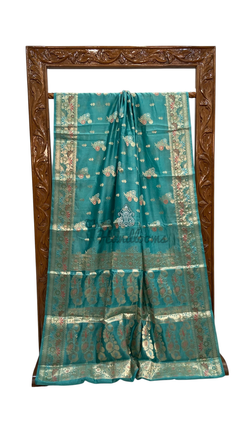 Pure Dupion Silk Banarasi Saree