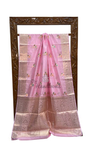 Pure Dupion Silk Banarasi Saree - The Handlooms