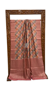 Pure Chiniya Silk Handloom Banarasi Saree - The Handlooms