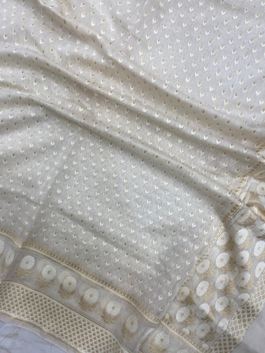 Pure Cotton Banarasi Handloom Dupatta