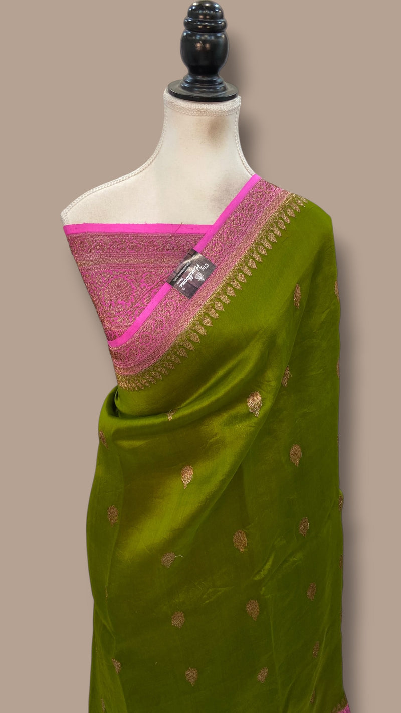 Pure Kora Handloom Banarasi Saree - The Handlooms